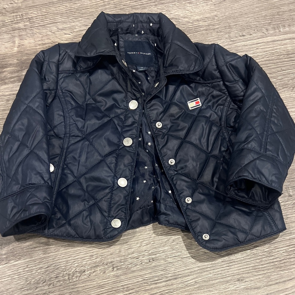 Tommy Hilfiger Kids Navy Quilted Puffer Jacket